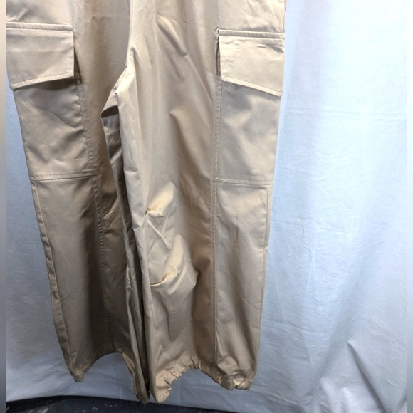 NWT ZARA Gabardine Jumpsuit Trench Camel Sand Beige Size Small - Picture 4 of 16